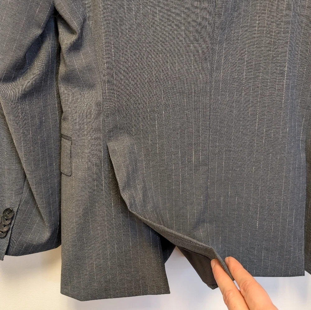 Hugo Boss Tesse Lanificio Biella Italian Fabric Sport Jacket Virgin Wool 38R
